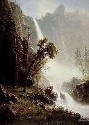Albert Bierstadt Bridal Veil Falls. Yosemite oil painting